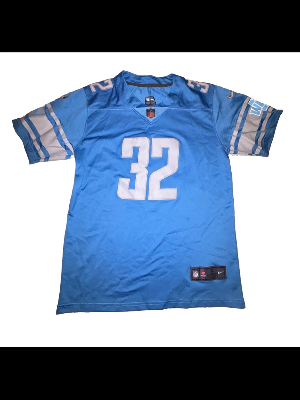 Nike On-Field Detroit Lions #32 Deandre Swift NFL Blue Player Jersey Men’s SZ.S